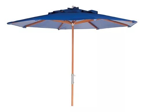 Ombrelone em Madeira 2,70 Azul Viva Vida