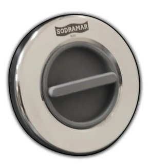 Dispositivo Alvenaria Aspiração Aço Inox 316 Pratic Flat Sodramar