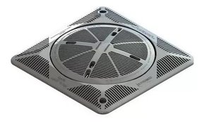 Grade de Fundo 30x30 FSB Prata Sodramar