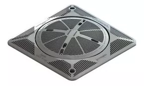 Grade de Fundo 30x30 FSB Prata Sodramar