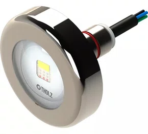 Refletor LED 15w RGB Inox com Cabo 10 metros Tholz