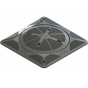 TAMPA PROTECAO SODRAMAR (PRATA) 30x30 RALO FUNDO